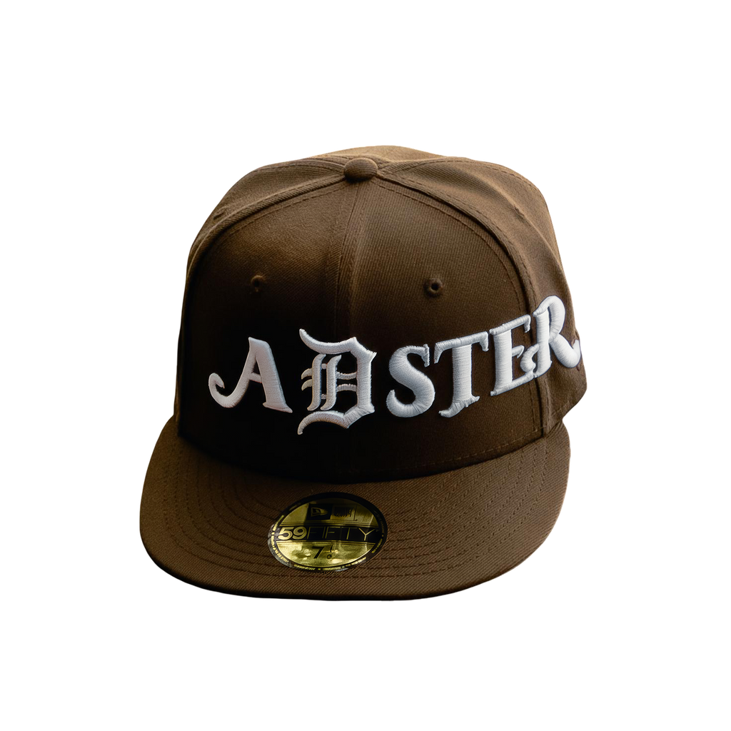 ADSTER DETROIT FITTED HAT - BROWN