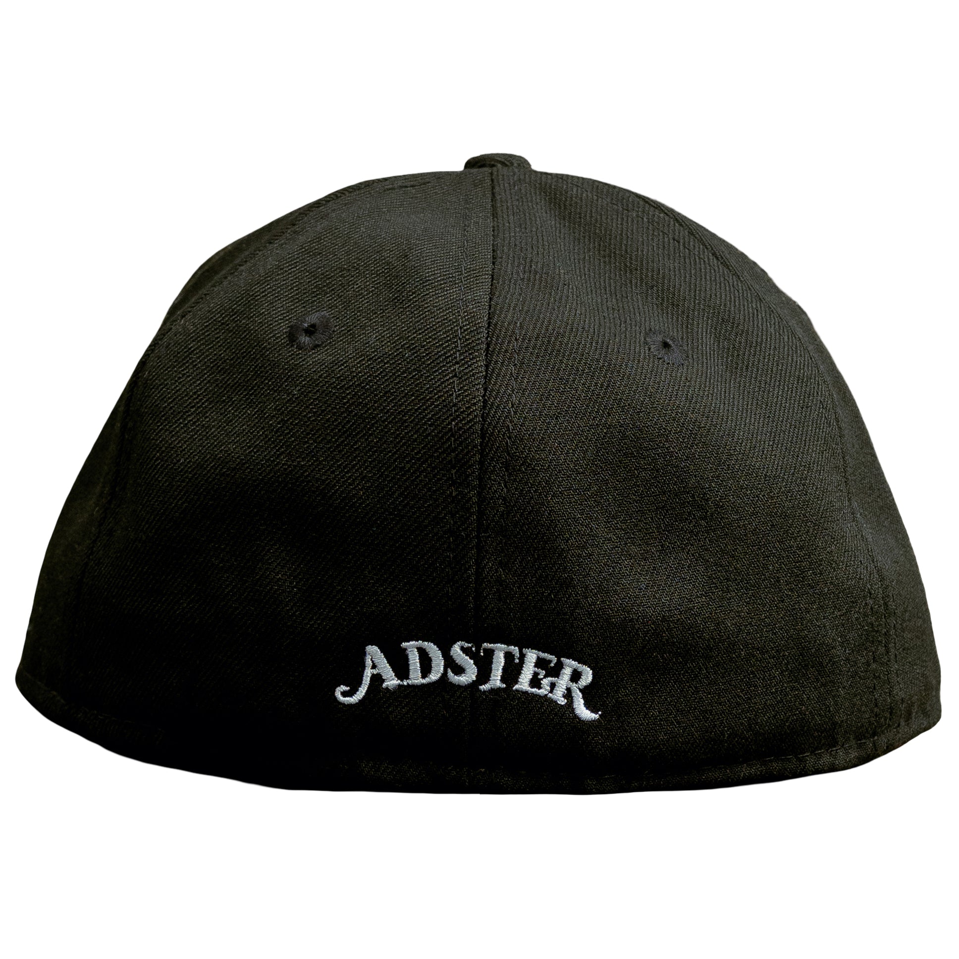 "A" Logo Fitted Hat - Black