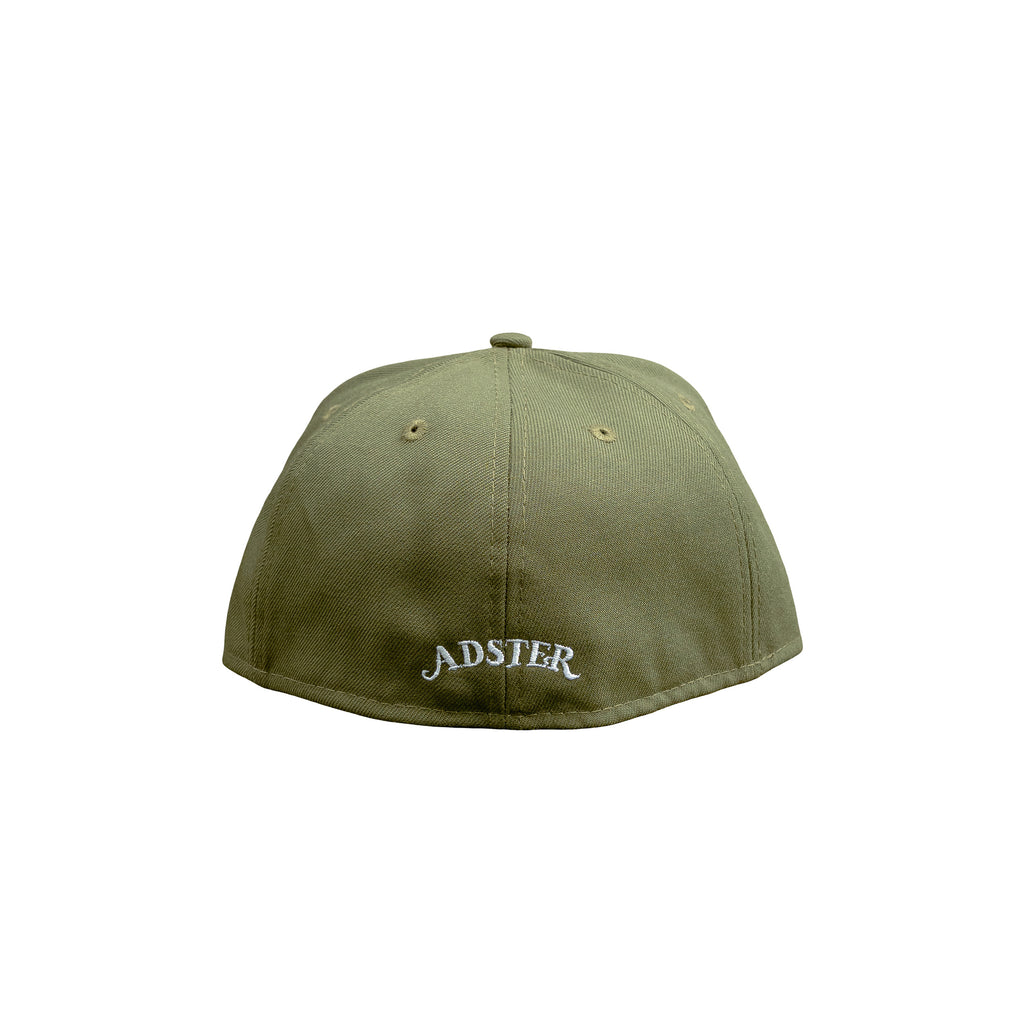 "A" Logo Fitted Hat - Army Green